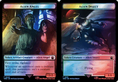 Alien Angel (0043) // Alien Insect (0051) Double-Sided Token - Surge Foil